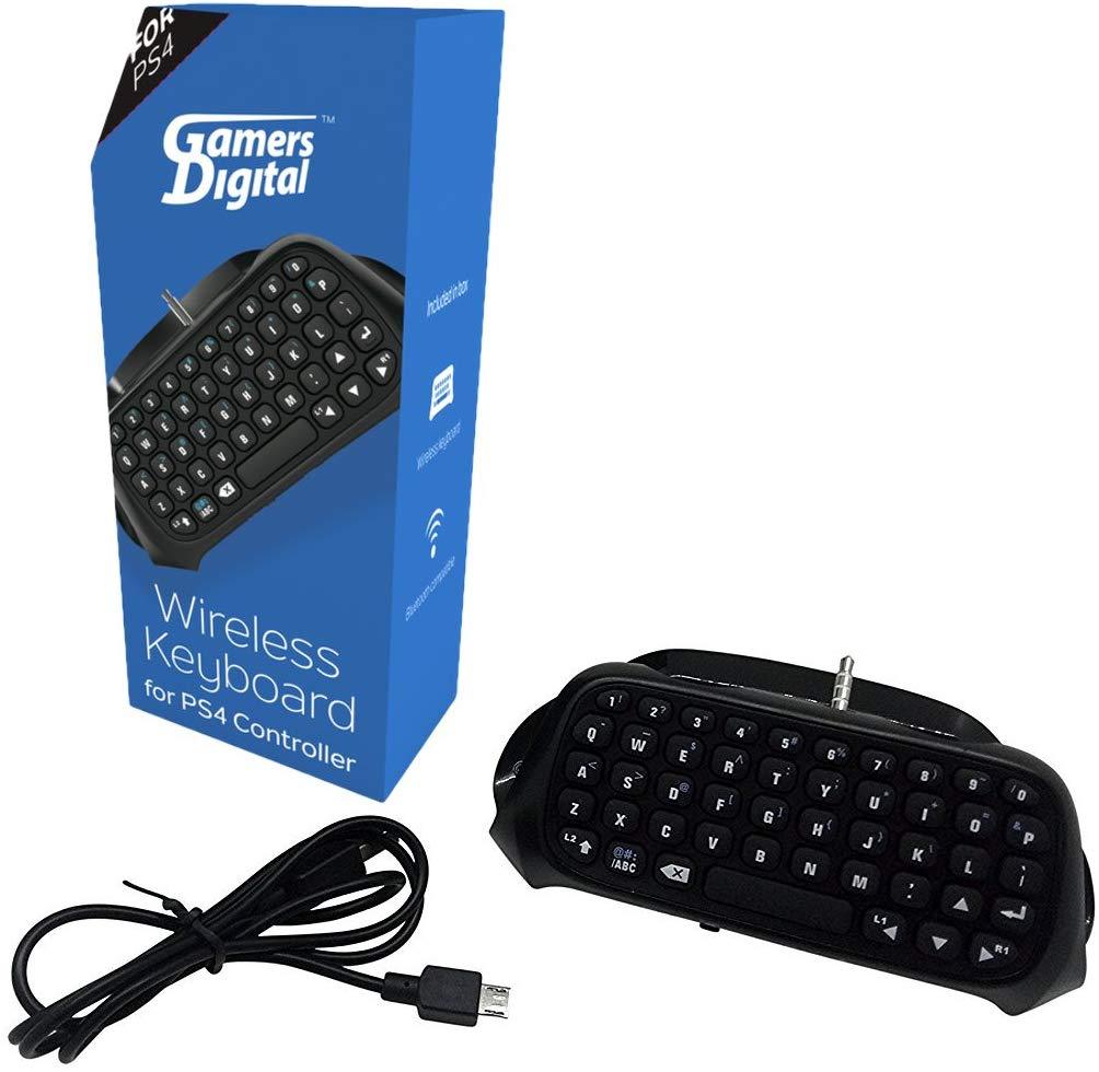 Gamers Digital Mini Bluetooth Keyboard Chatpad for Playstation 4